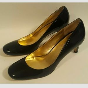NWT Talbots Carolee Blk Patent Leather Pumps 8.5
